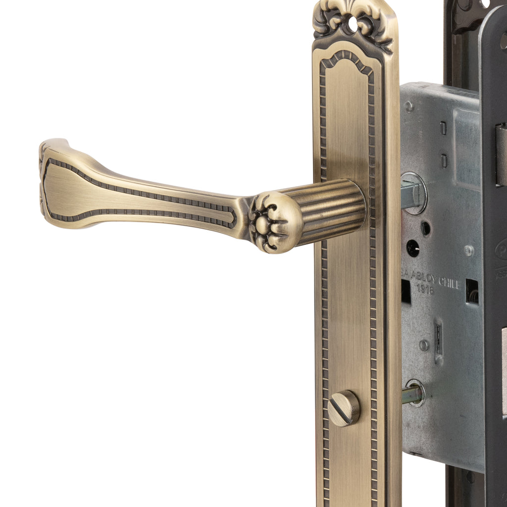 Cerradura Embutida Barroca B40 Baño
