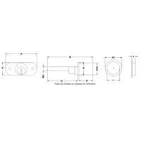 Cerradura de Muebles DGM Mod 175