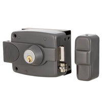 Cerradura Sobreponer Eléctrica Poli 3010 Cilindro Ajustable