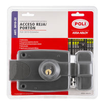 Cerradura Sobreponer Eléctrica Poli 3010 Cilindro Ajustable