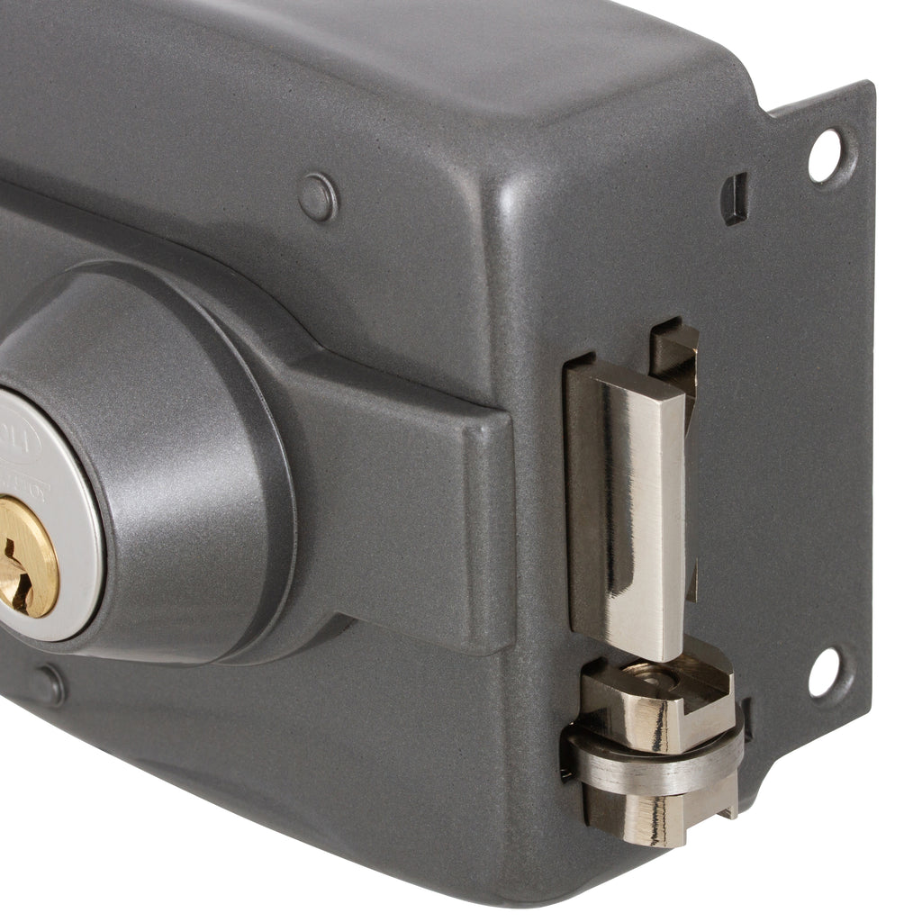 Cerradura Sobreponer Eléctrica Poli 3010 Cilindro Ajustable