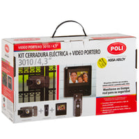 Kit Videoportero + Cerradura Sobreponer Eléctrica 3010