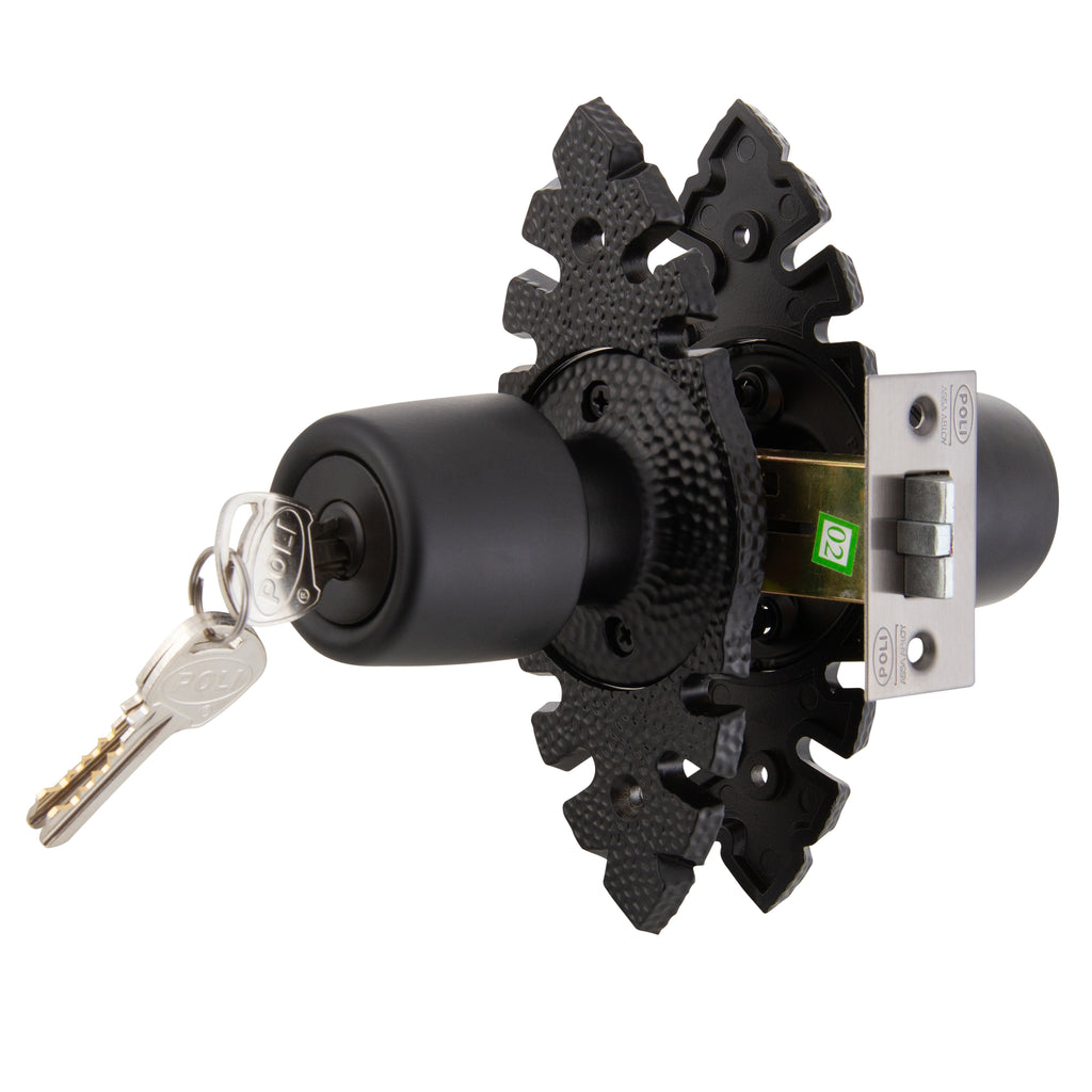 Pack 2 Cerraduras Tubular Pomo Urbano Rústica Acceso