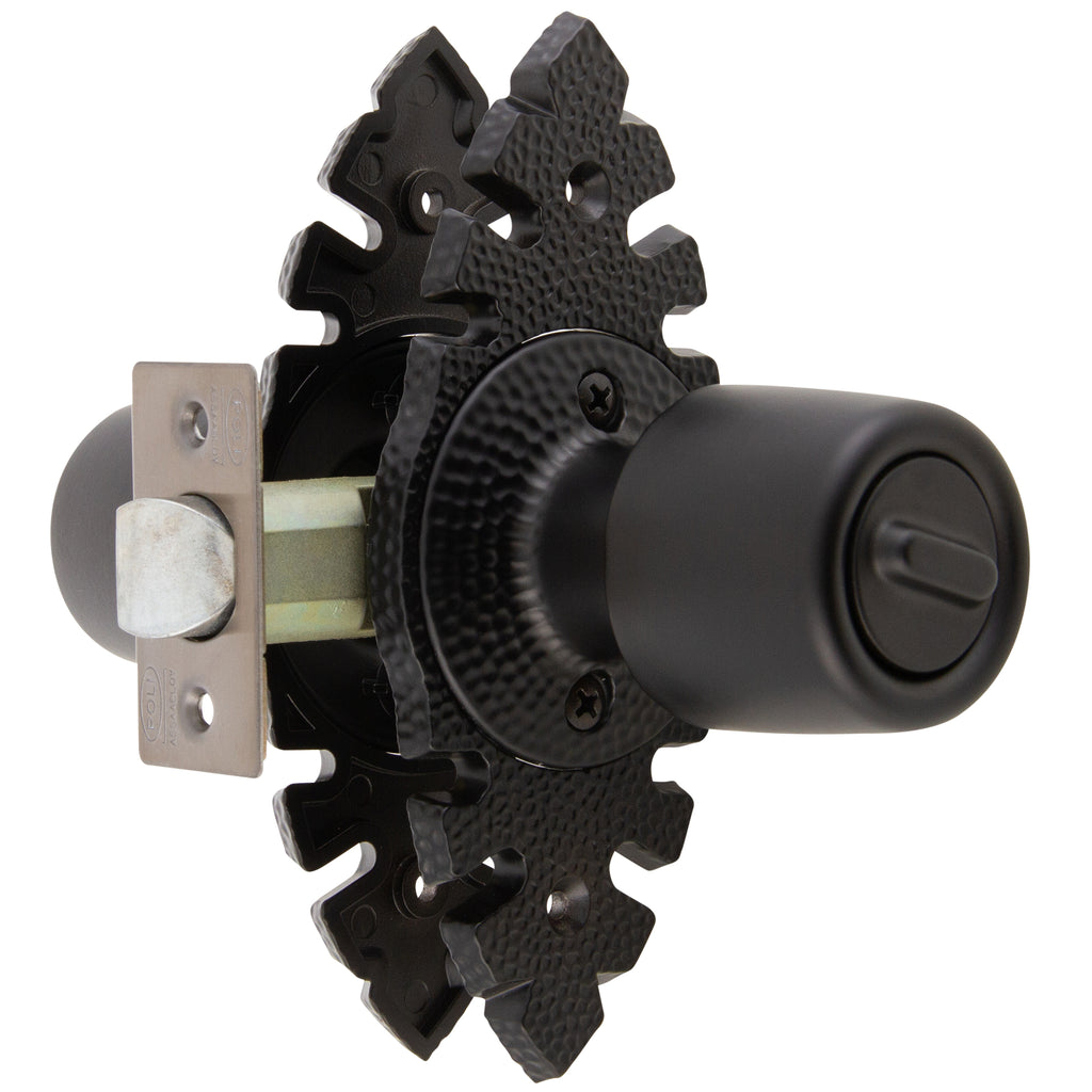 Pack 3 Cerraduras Tubular Pomo Urbano Rústica Baño/Dormitorio