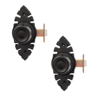 Pack 2 Cerraduras Tubular Pomo Urbano Rústica Simple Paso