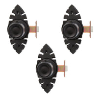 Pack 3 Cerraduras Tubular Pomo Urbano Rústica Simple Paso