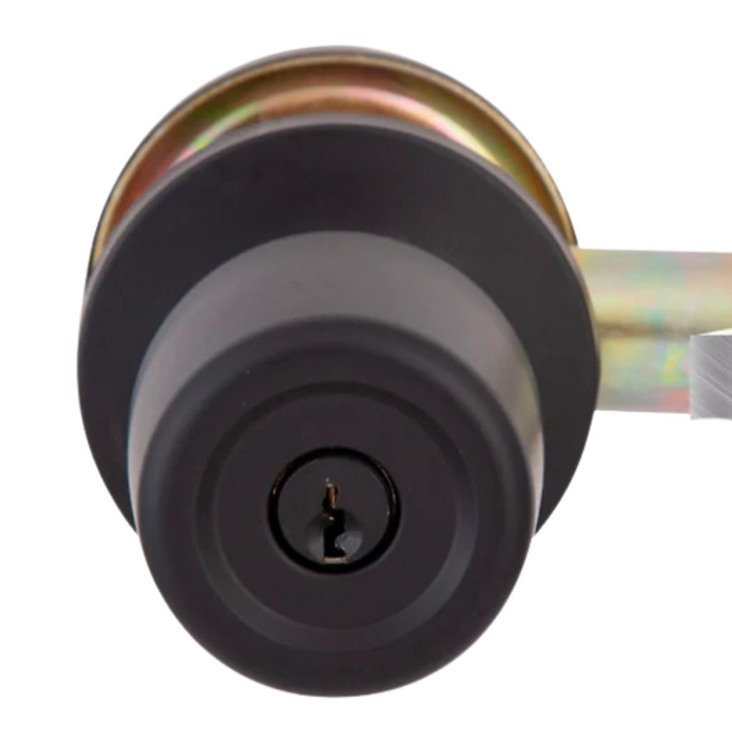 Pack Cerradura Tubular 8000 Oficina/Dormitorio Negro (2 unidades)