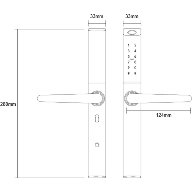 Pack Cerradura Digital Inteligente Smart 1300 + Hub Poli Home