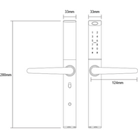 Pack Cerradura Digital Inteligente Smart 1300 + Hub Poli Home