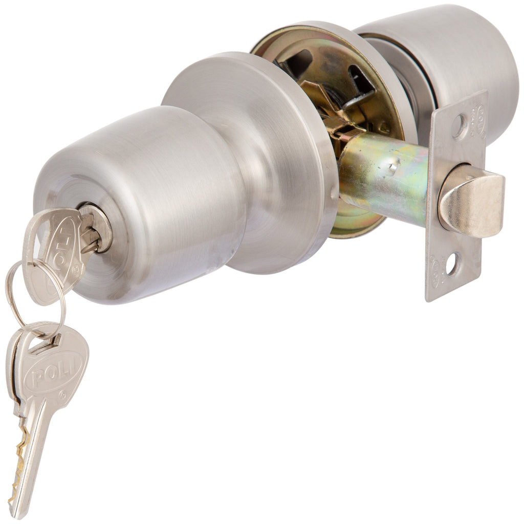 Pack 2 Cerraduras Tubular 8000 Oficina/Dormitorio Inoxidable