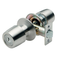 Pack 3 Cerraduras Tubular Pomo Urbano Oficina/Dormitorio Inoxidable