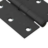 Bisagra de Acero Poli 3.5" x 3.5" Rústica Negra