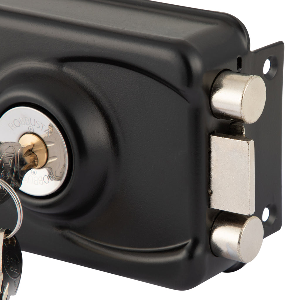 Cerradura Sobreponer Mecánica Poli Robbusta 7100 para Reja