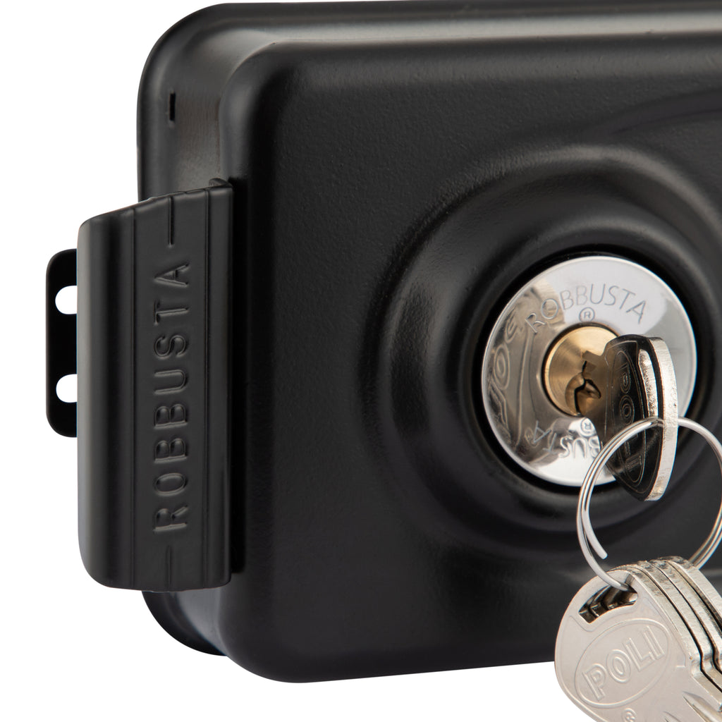 Cerradura Sobreponer Mecánica Poli Robbusta 7100 para Reja