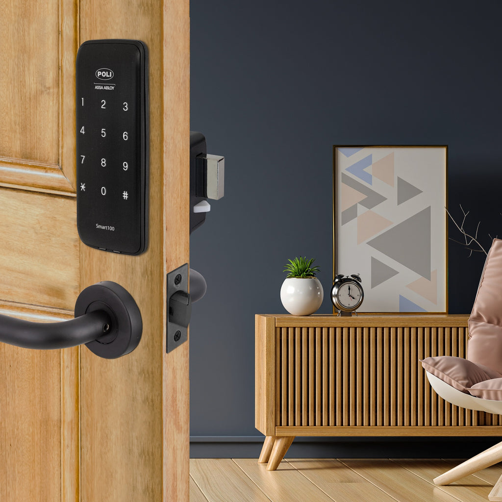 Cerrojo Digital Sobreponer Smart100 Negro