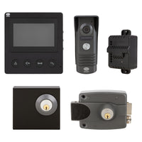 Kit Videoportero + Cerradura Sobreponer Eléctrica 3010