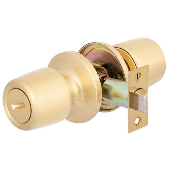 Pack 2 Cerraduras Tubular 8000 Baño/Dormitorio Bronce