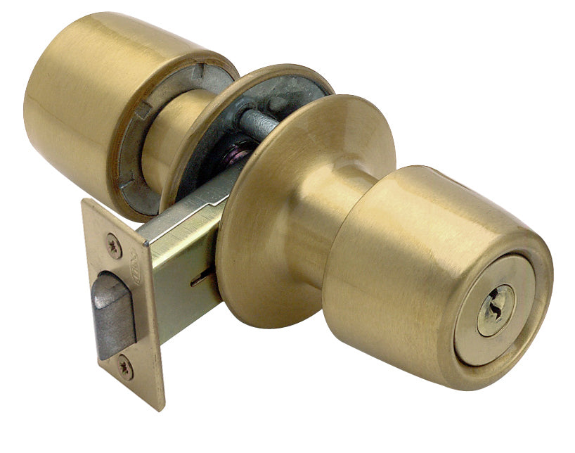 Cerradura Tubular Urbano Oficina/Dormitorio Bronce Blister