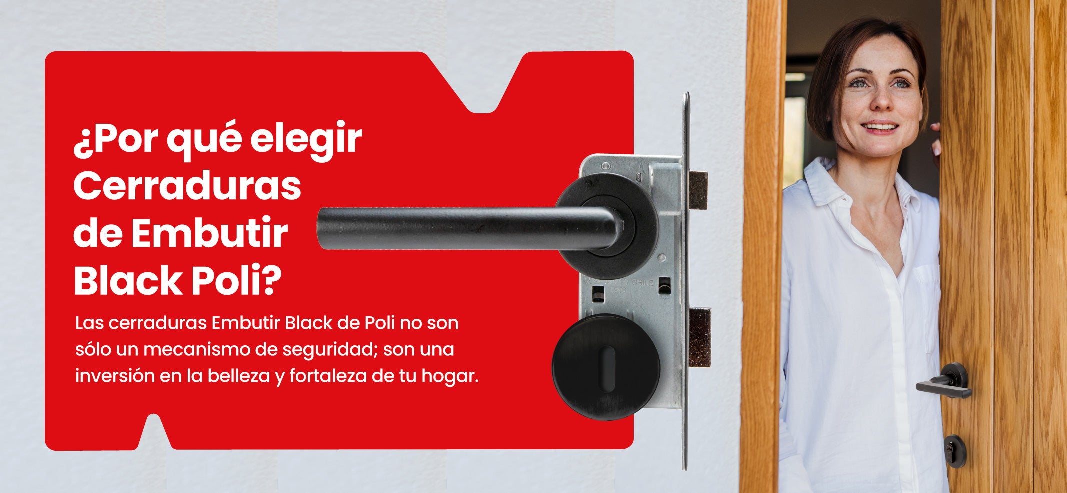 Cerraduras/Chapas de Embutir Black Poli: Seguridad y Elegancia en un solo Producto