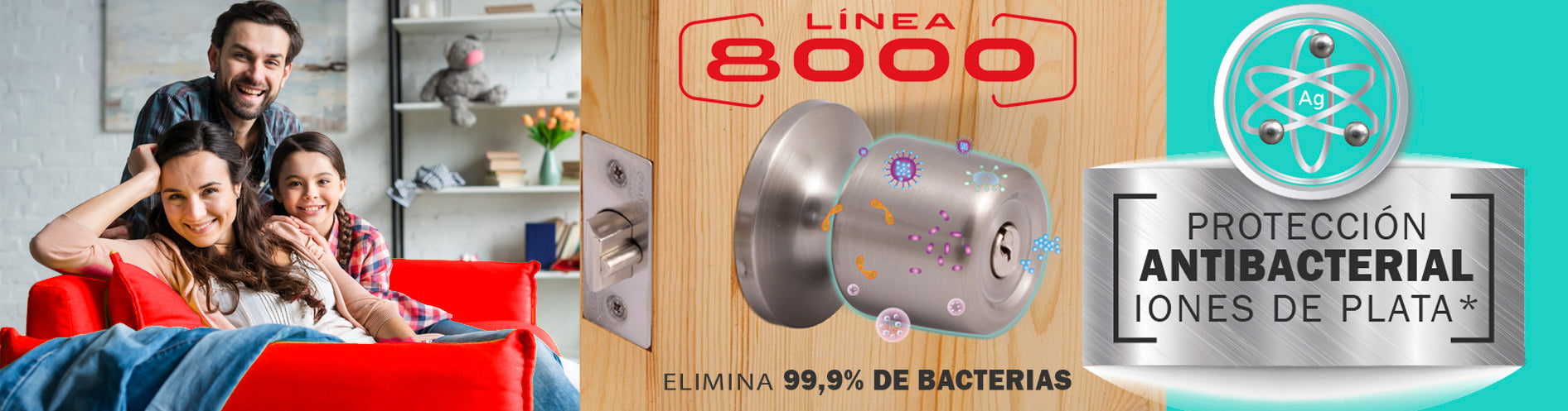 NUEVA CERRADURAS ANTIBACTERIALES POLI LÍNEA 8000