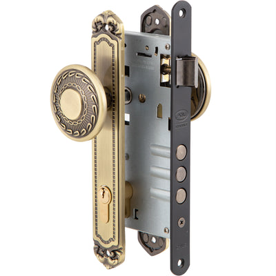 Cerradura Embutida Barroca B60 Pomo Acceso