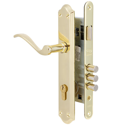 Pack 3 Cerradura Embutida Anna B40 Acceso 1/2 derecha Bronce