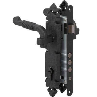 Cerradura Embutida Rústica B40 Manilla Oficina