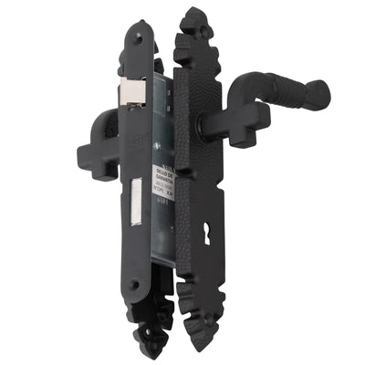 Cerradura Embutida Rústica B40 Manilla Dormitorio