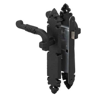 Cerradura Embutida Rústica B40 Manilla Simple Paso