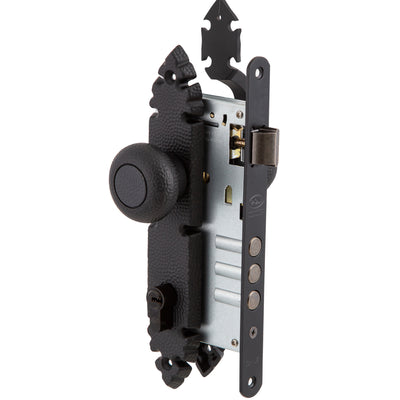 Cerradura Embutida Rústica B60 Pomo/Tirador Acceso 1/2