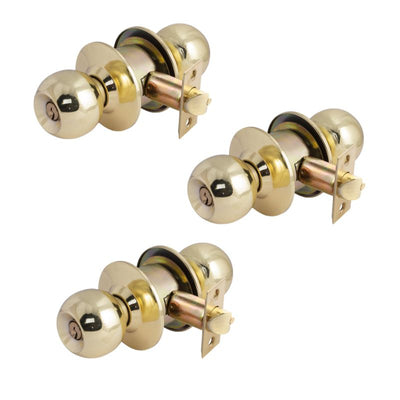 Pack 3 Cerraduras Cilíndrica Sfera 11302 Acceso Bronce