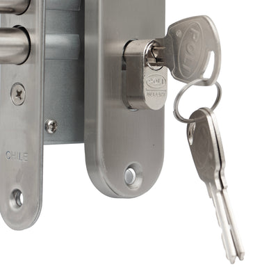 Cerradura Embutida Futura B40 Acceso 1/2 Inoxidable