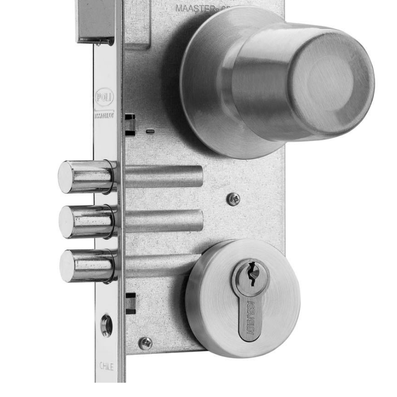 Cerradura Embutida Urbano B60 Acceso Fijo Inoxidable