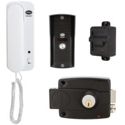 Kit Cerradura Eléctrica 3010 LED Premium Indicador Puerta Cerrada o Abierta