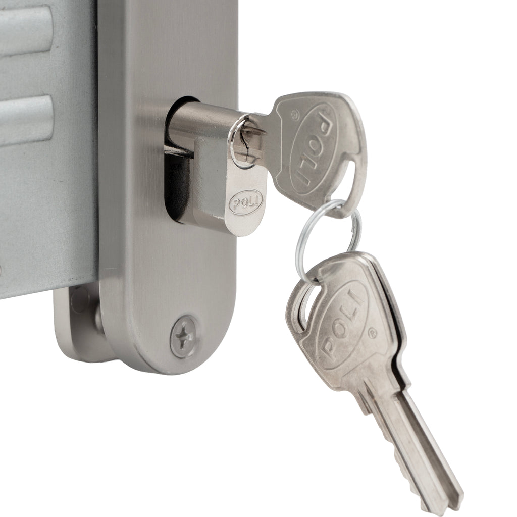Cerradura Embutida Futura B60 Tirador Acceso 1/2 Inoxidable