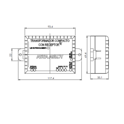 Kit 340 Transformador + 2 Control Remoto