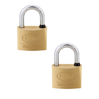 Pack 2 Candados Serie 100 – 40mm Bronce Satín