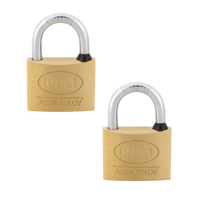 Pack 2 Candados Serie 100 – 50mm Bronce Satín