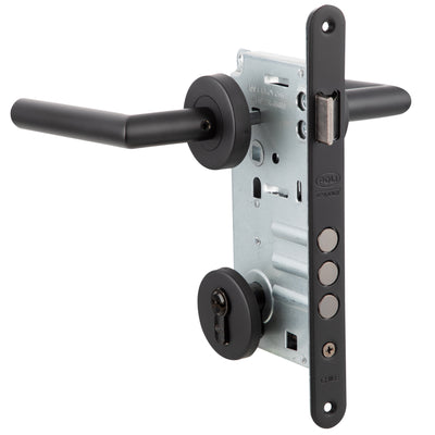 Cerradura Embutida NIZA Black B40 Oficina