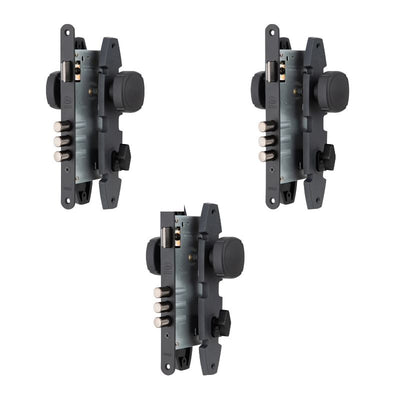 Pack 3 Cerradura Embutida Nordica B60 Pomo Oficina