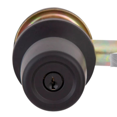 Pack Cerradura Tubular 8000 Oficina/Dormitorio Negro (2 unidades)