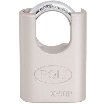 Candado Serie X 50Pmm con hombros Niquel Satin