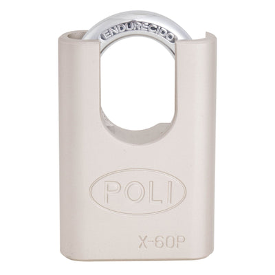 Candado Serie X 60Pmm con hombros Níquel Satín