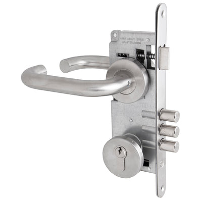 Cerradura Embutida Marsella  B40 Oficina/Dormitorio Inoxidable