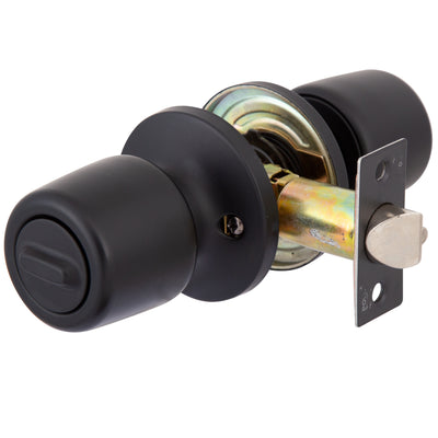 Pack 3 Cerraduras Tubular 8000 Baño/Dormitorio Negro