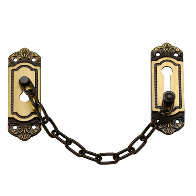 Cadena Seguridad Barroca Bronce