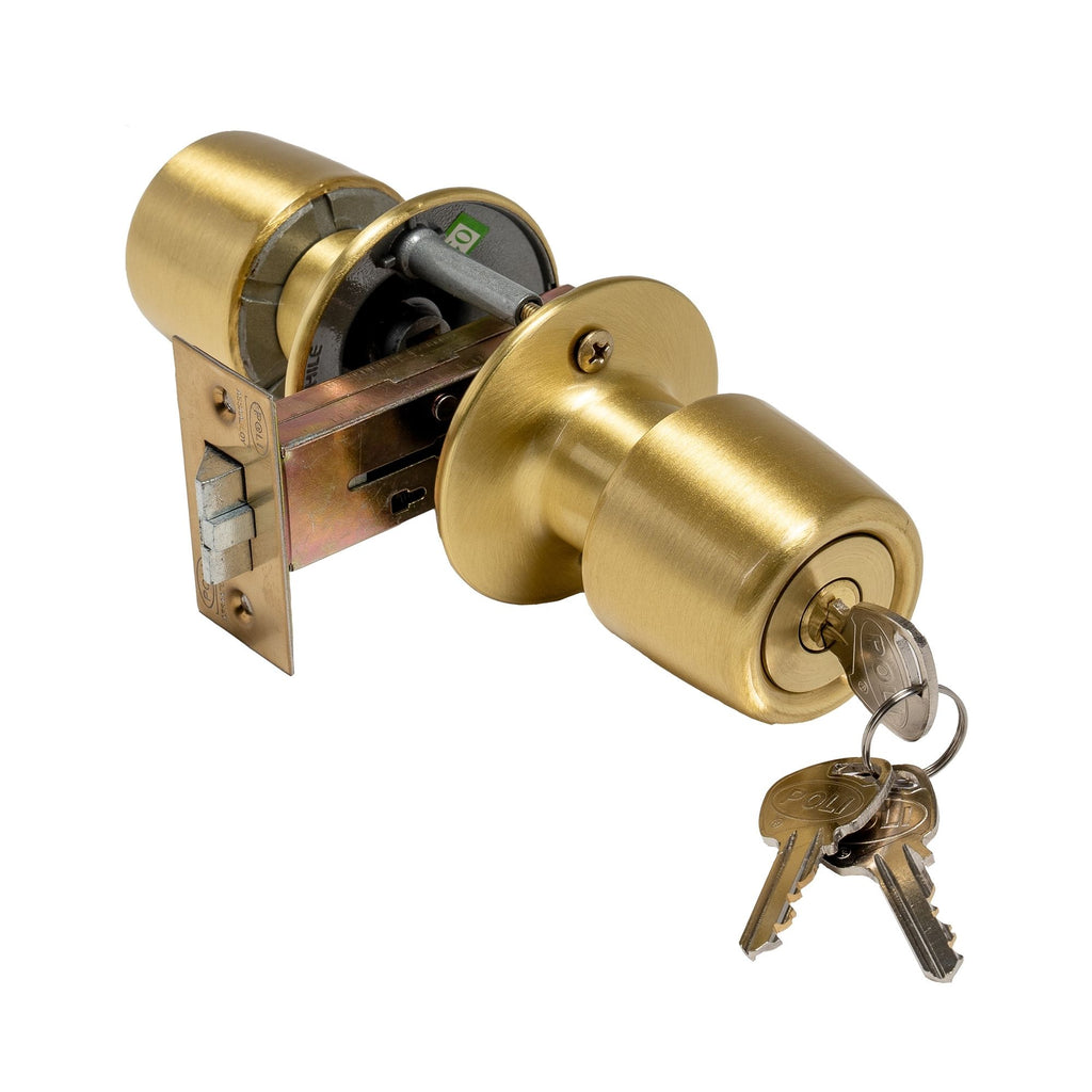 Cerradura Tubular Pomo Urbano Loggia Bronce