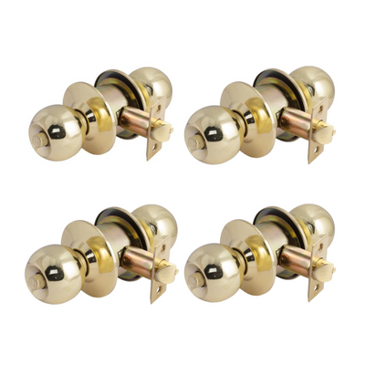 Pack 4 Cerraduras Cilíndrica Sfera 11303 Oficina/Dormitorio Bronce