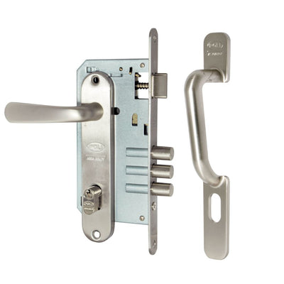 Cerradura Embutida Futura B60 Tirador Acceso 1/2 Inoxidable