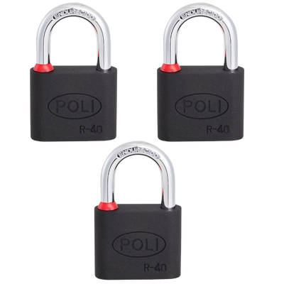 Pack 3 Candados Serie R 40mm